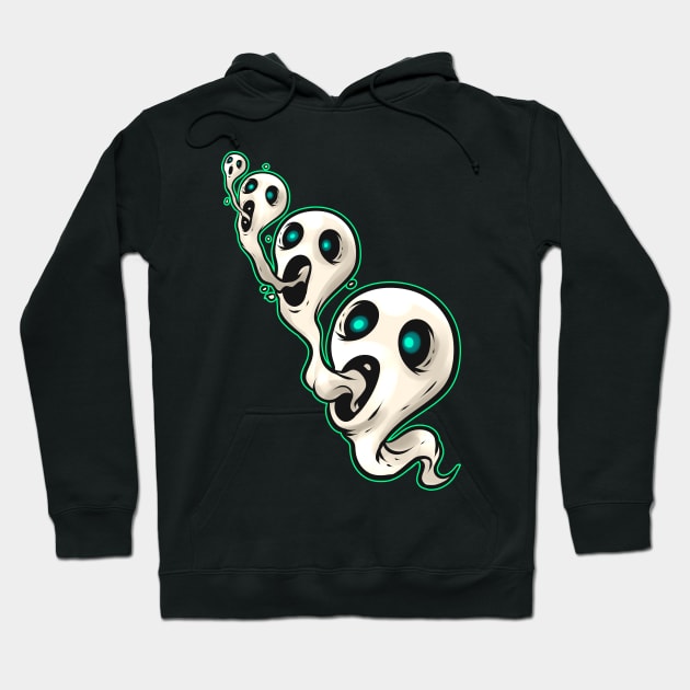 Endless Spit Out Of Spirit Ghosts From Other Ghost Halloween Hoodie by SinBle